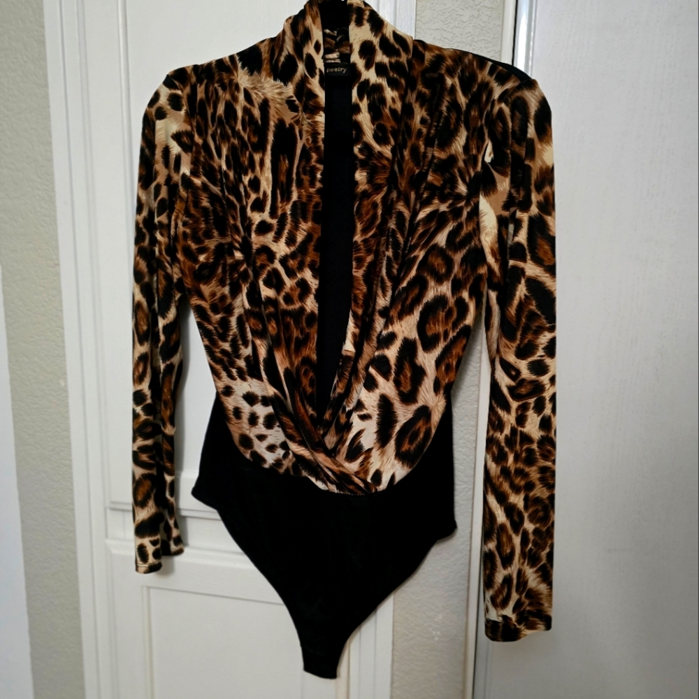 Poetry Animal Print Bodysuit